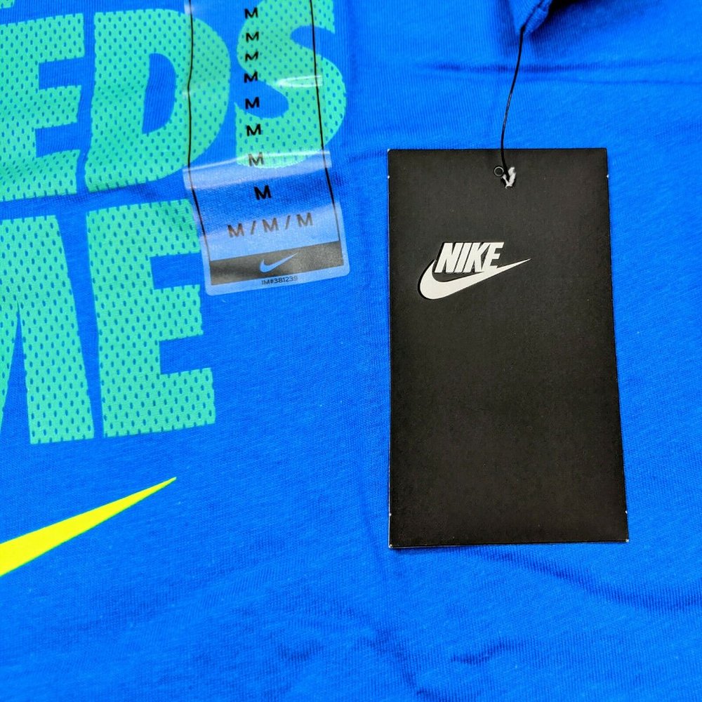 Nike Boy's T-Shirt Running Training Blue - Picture 4 of 6